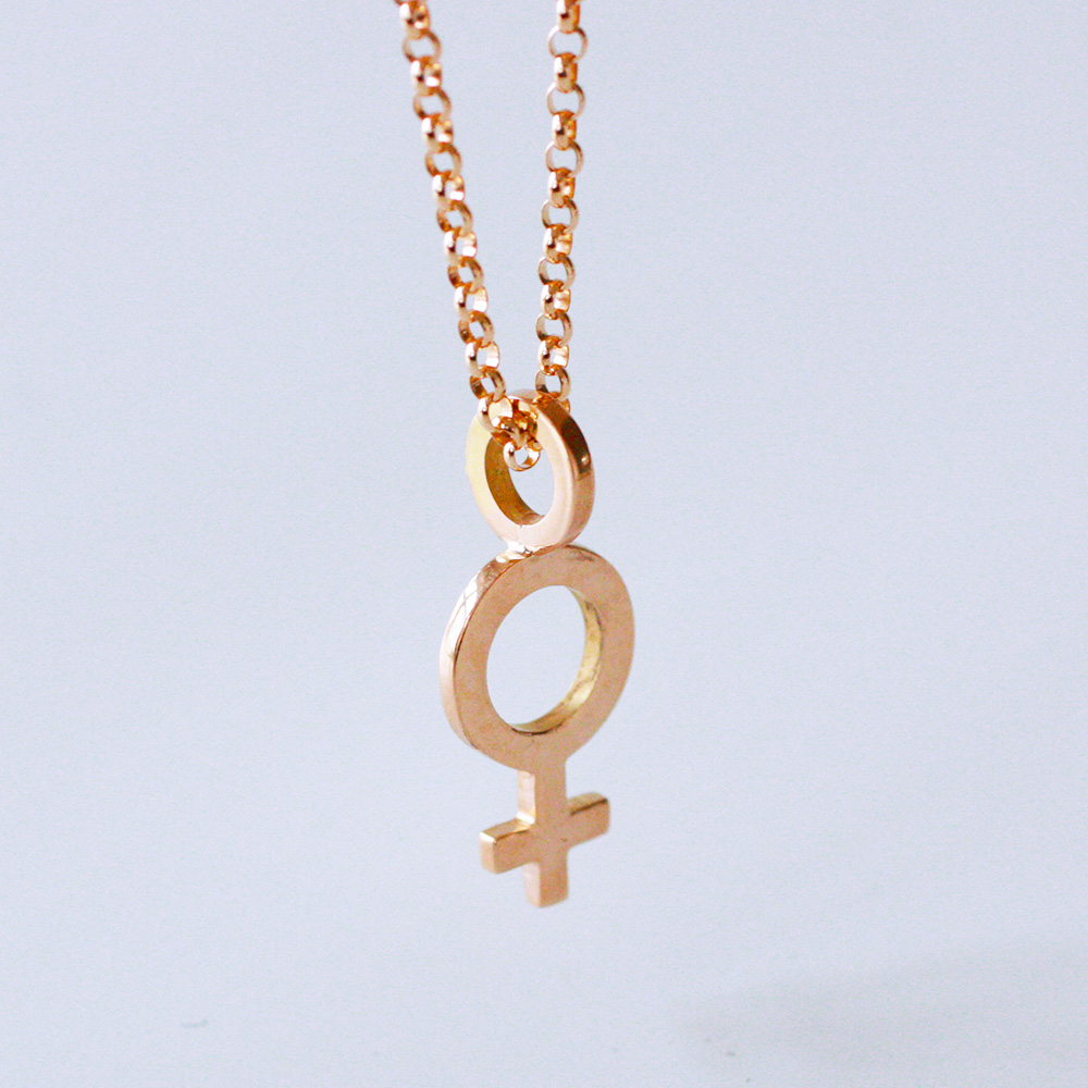 Kompass - 18 ct gold venus sign pendant