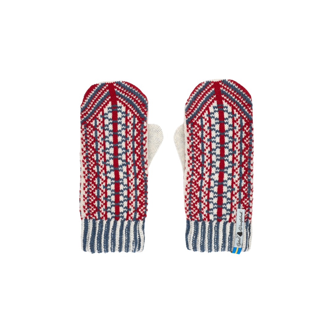 LYCKSELE, DOUBLE LAINE MÉRINOS MOUFLE