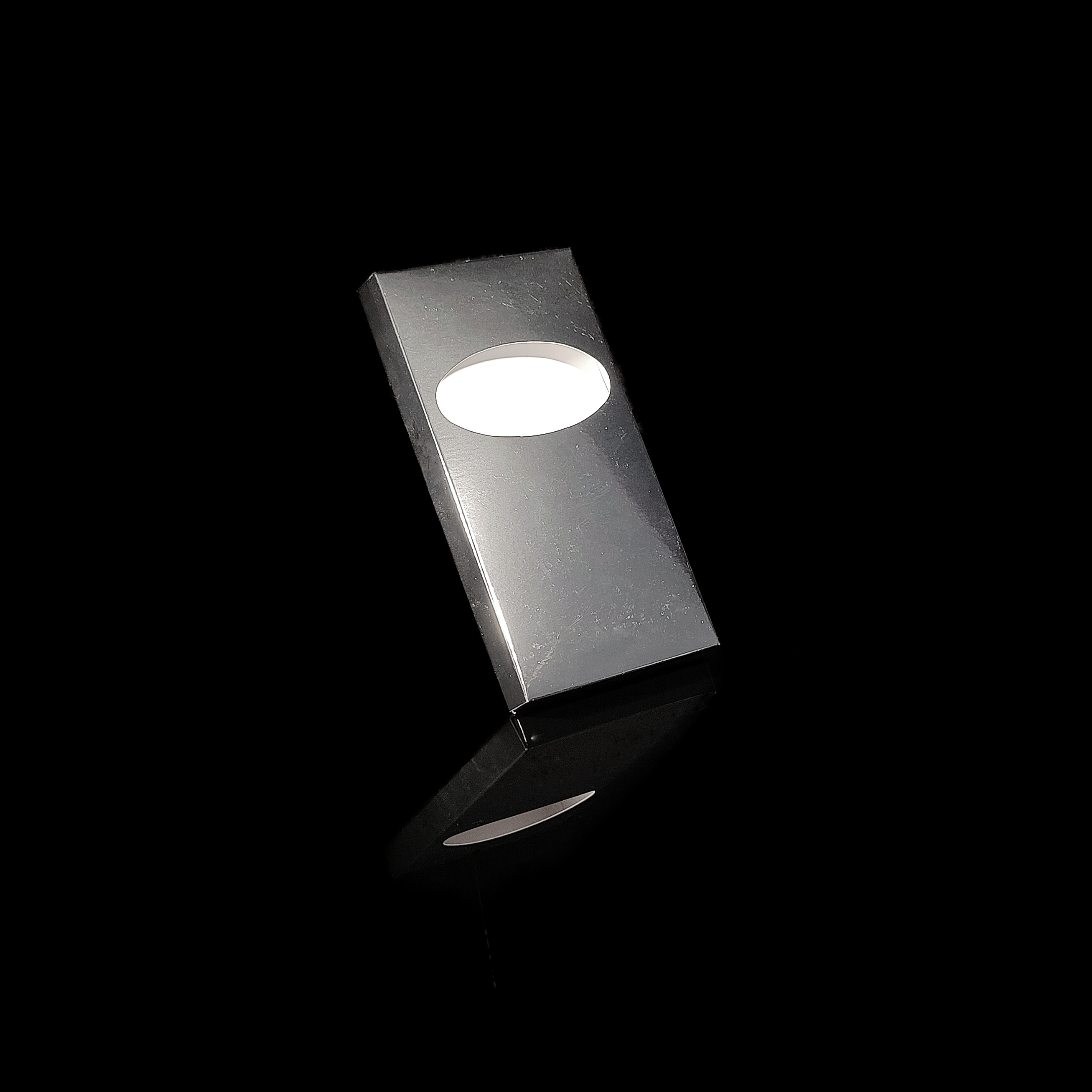 Box for Chocolate Bar, Silver