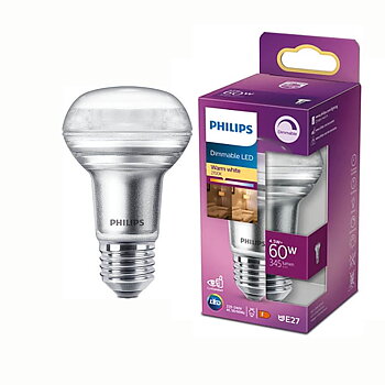 Philips Ledlampa reflektor r63 4,5W (60W) E27