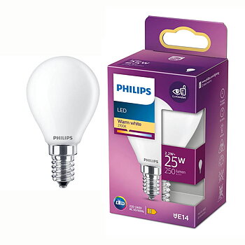 Philips Ledlampa klot 2,2W (25W) E14 frostad