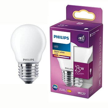 Philips Ledlampa klot 2,2W (25W) E27 frostad