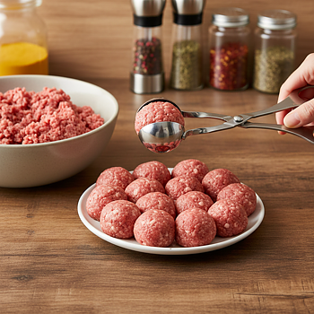 Köttbullsformare rostfritt stål