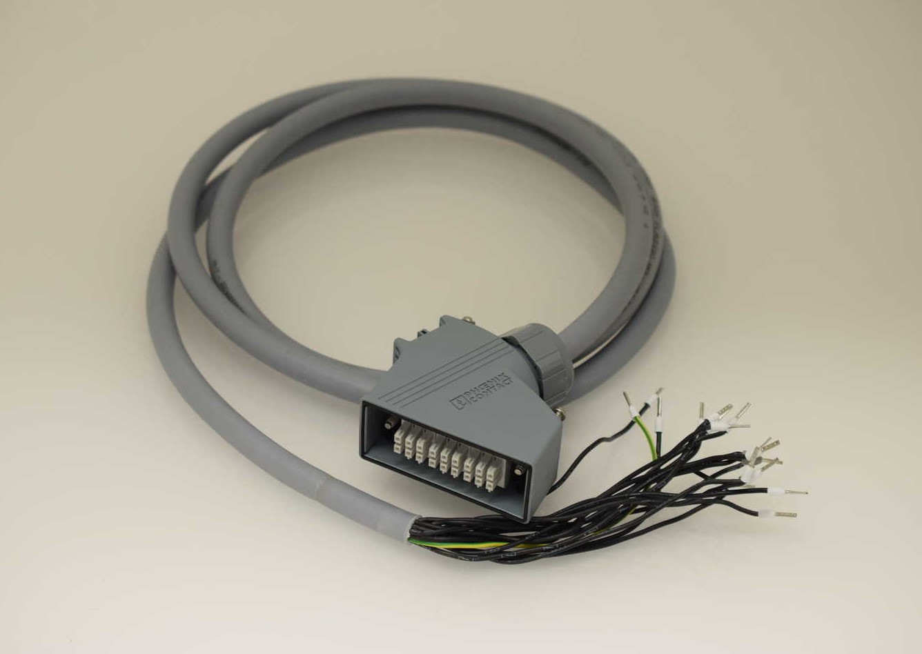 Kabel 18-ledare 2m med phoenix kontakt, till styrskåp för BioLine20-100