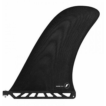 Futures Single Fin Rudder 10.0 Fiberglass black US