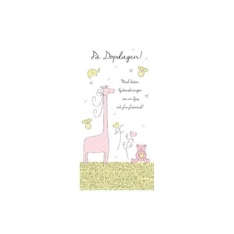 Kort På dopdagen, Rosa - Tinka