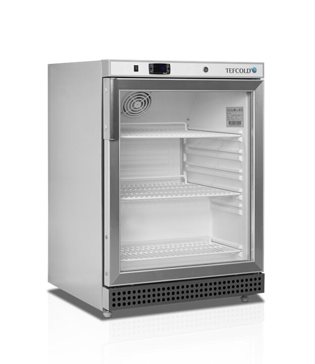 Displaykyl UR200SG, 136 liter, rostfritt stål