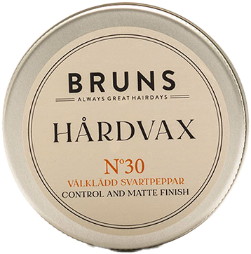 HÅRDVAX 50 ML  VÄLKLÄDD 30 -  SVARTPEPPAR  - Bruns Products