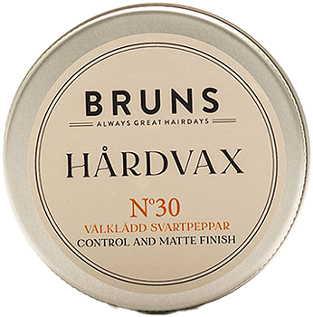 HÅRDVAX 50 ML  VÄLKLÄDD 30 -  SVARTPEPPAR  - Bruns Products