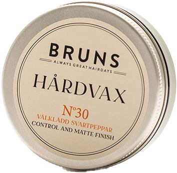 HÅRDVAX 50 ML  VÄLKLÄDD 30 -  SVARTPEPPAR  - Bruns Products - 3
