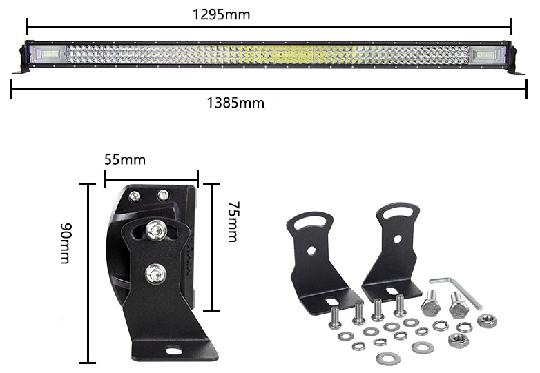 LEDRAMP 7D, RAK  52" / 675 *