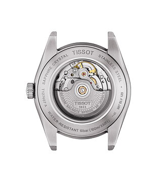 T127.407.11.041.00 Tissot Gentleman Powematic 80 Silicium 40 blå baksida