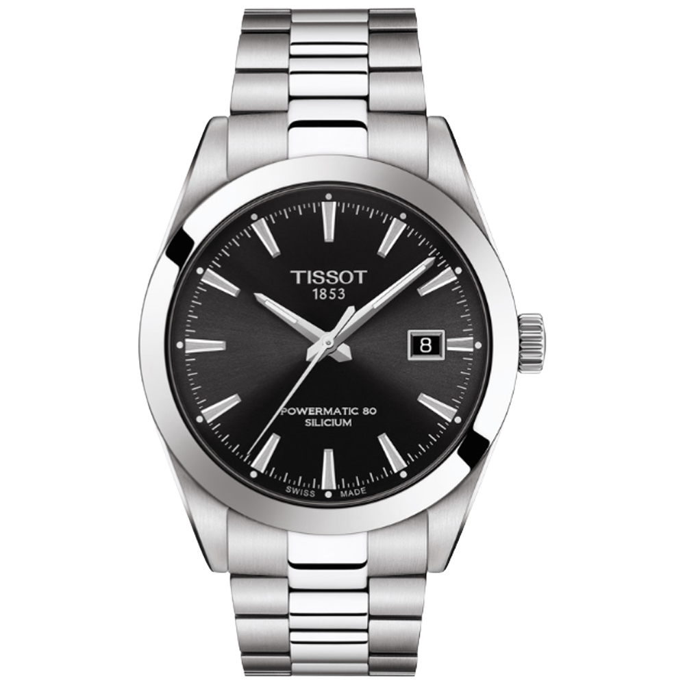 T127.407.11.051.00 Tissot Gentleman Powematic 80 Silicium 40 svart  