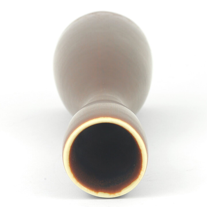 Carl-Harry Stålhane (SVC 1958) Brown Slender Vase (21 cm)