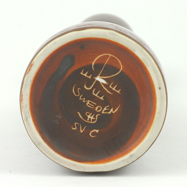 Carl-Harry Stålhane (SVC 1958) Brown Slender Vase (21 cm)