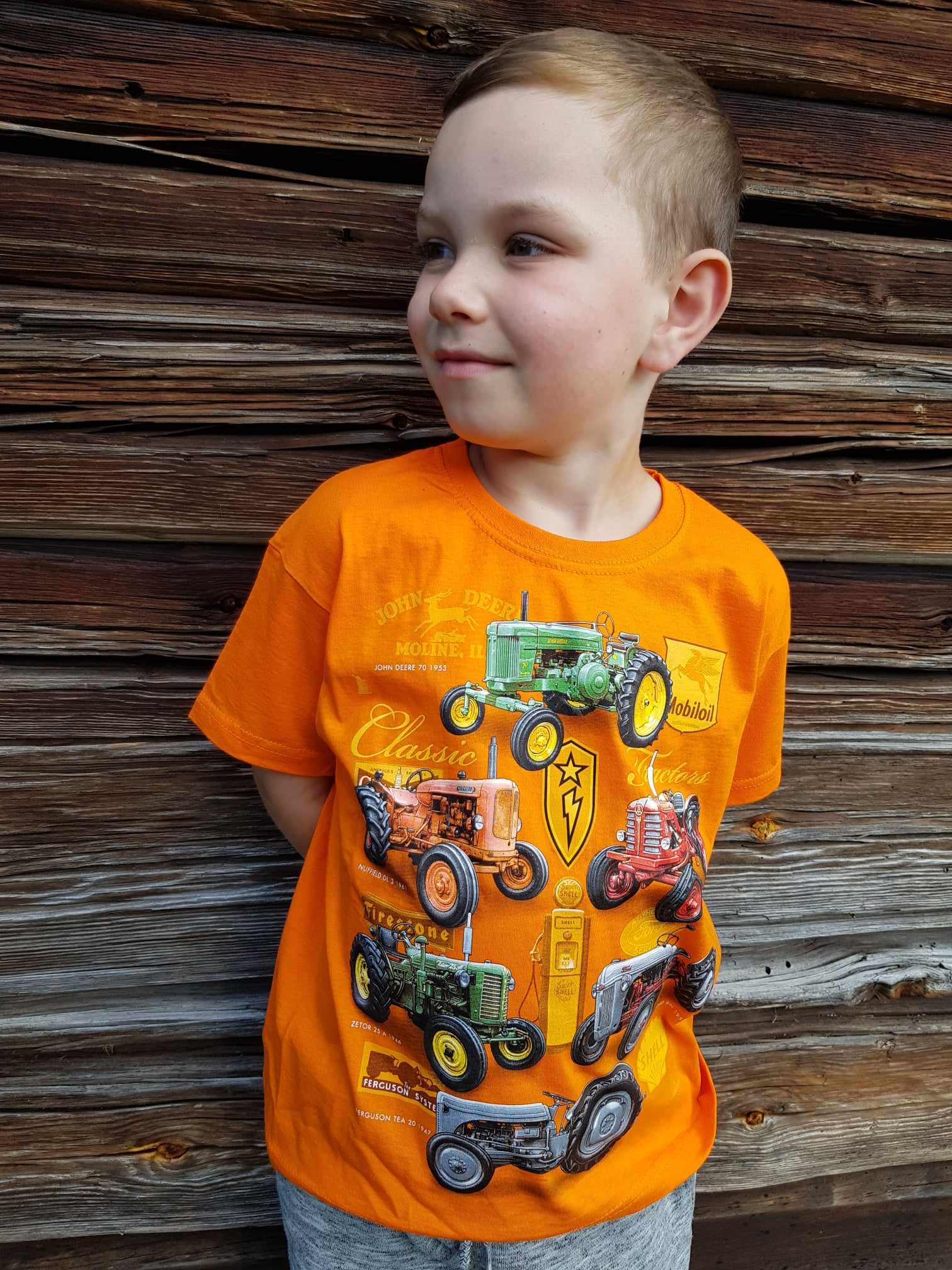 T-shirt Traktorer Classic  Orange 