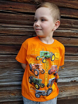 T-shirt Traktorer Classic  Orange 