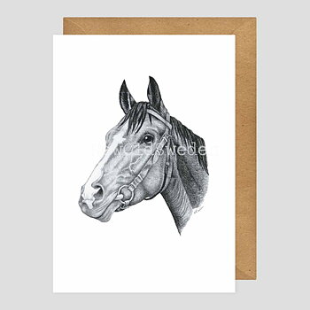 Cheval Vykort - Charlotte Nicolin - 811