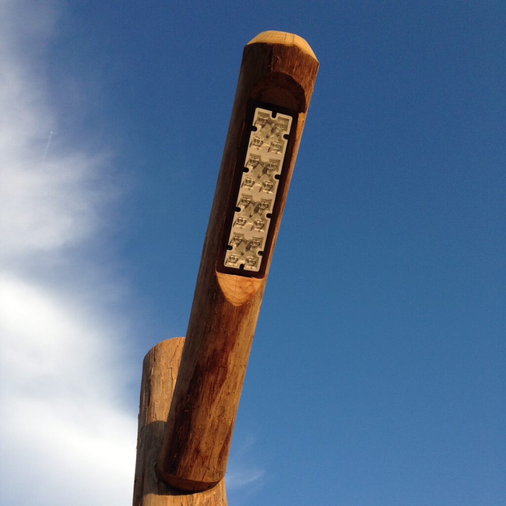 Gatubelysning ALTO Timberlab - i massiv rundvirke - 12