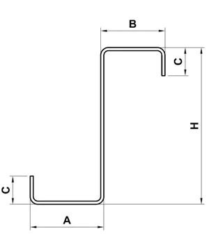 Lättbalk Z-profil - 2