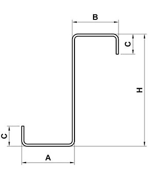 Lättbalk Z-profil