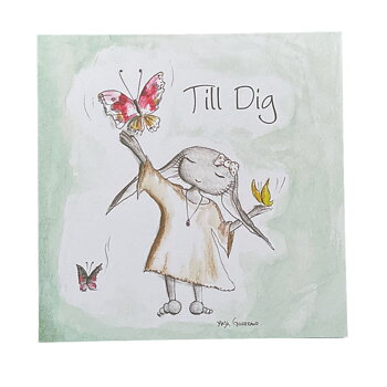  Maja Gullstrand - Dubbelvikt Kort 12x12 cm - Till dig