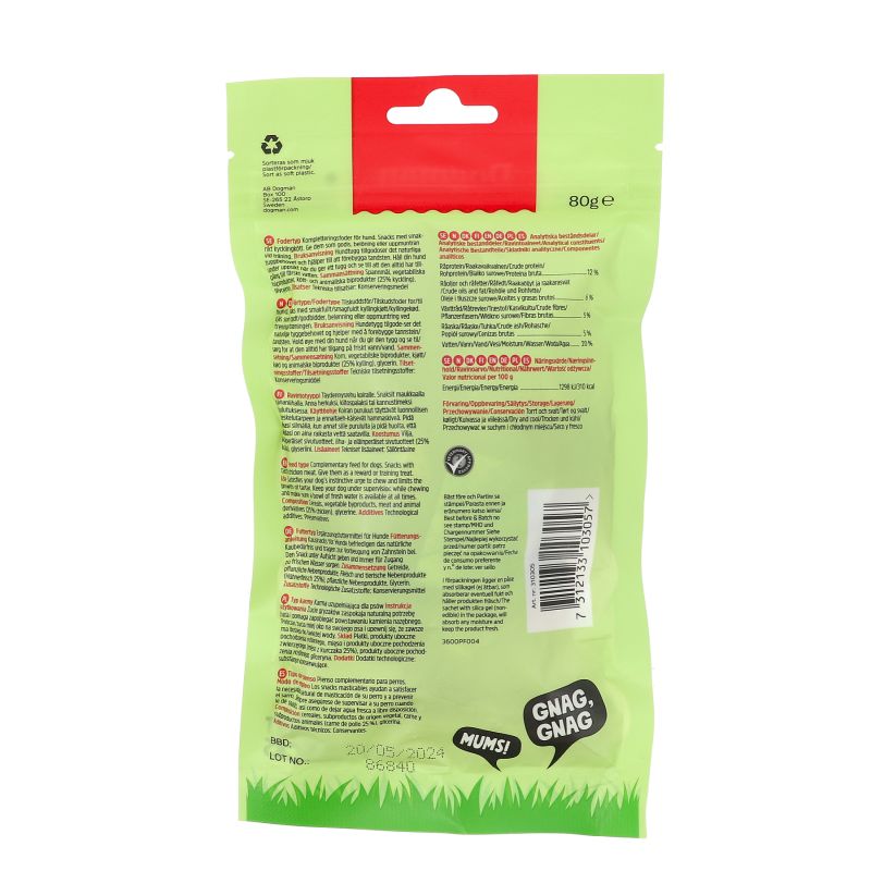 Dogman Miniben Med Kyckling 80 Gram  - 2