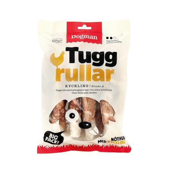 Dogman Chewing Rolls Kyckling 10-Pack  - 3