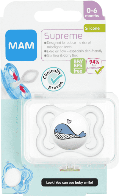 MAM Supreme 0-6m Silikon