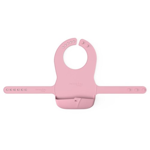 Pink silikone baby hagesmæk