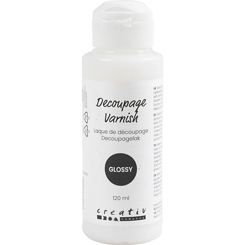 Decoupage lim/lack, Blank, 120ml  