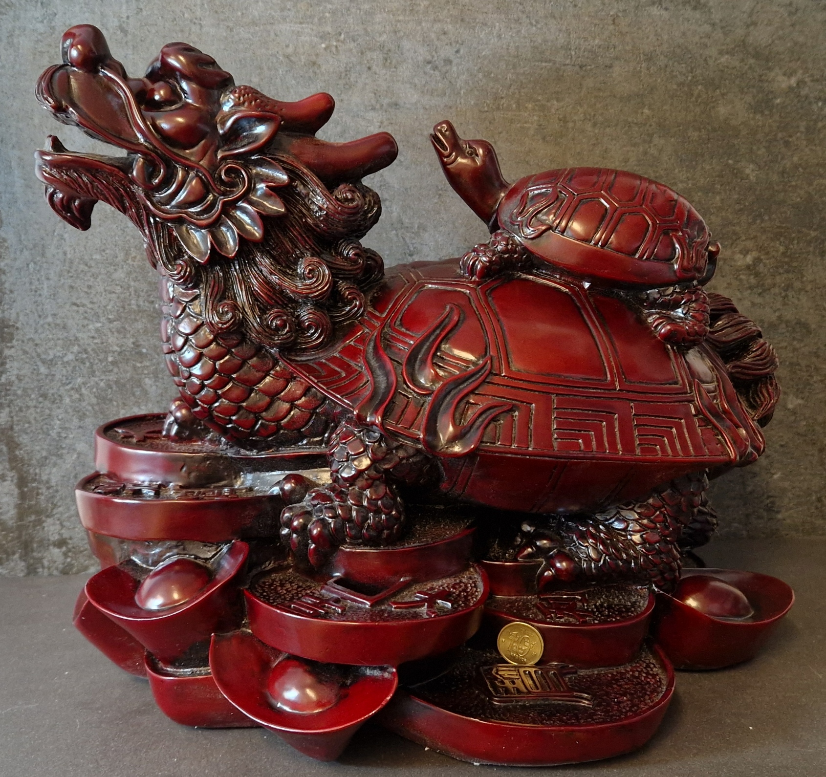Feng Shui Draksköldpadda - XXL