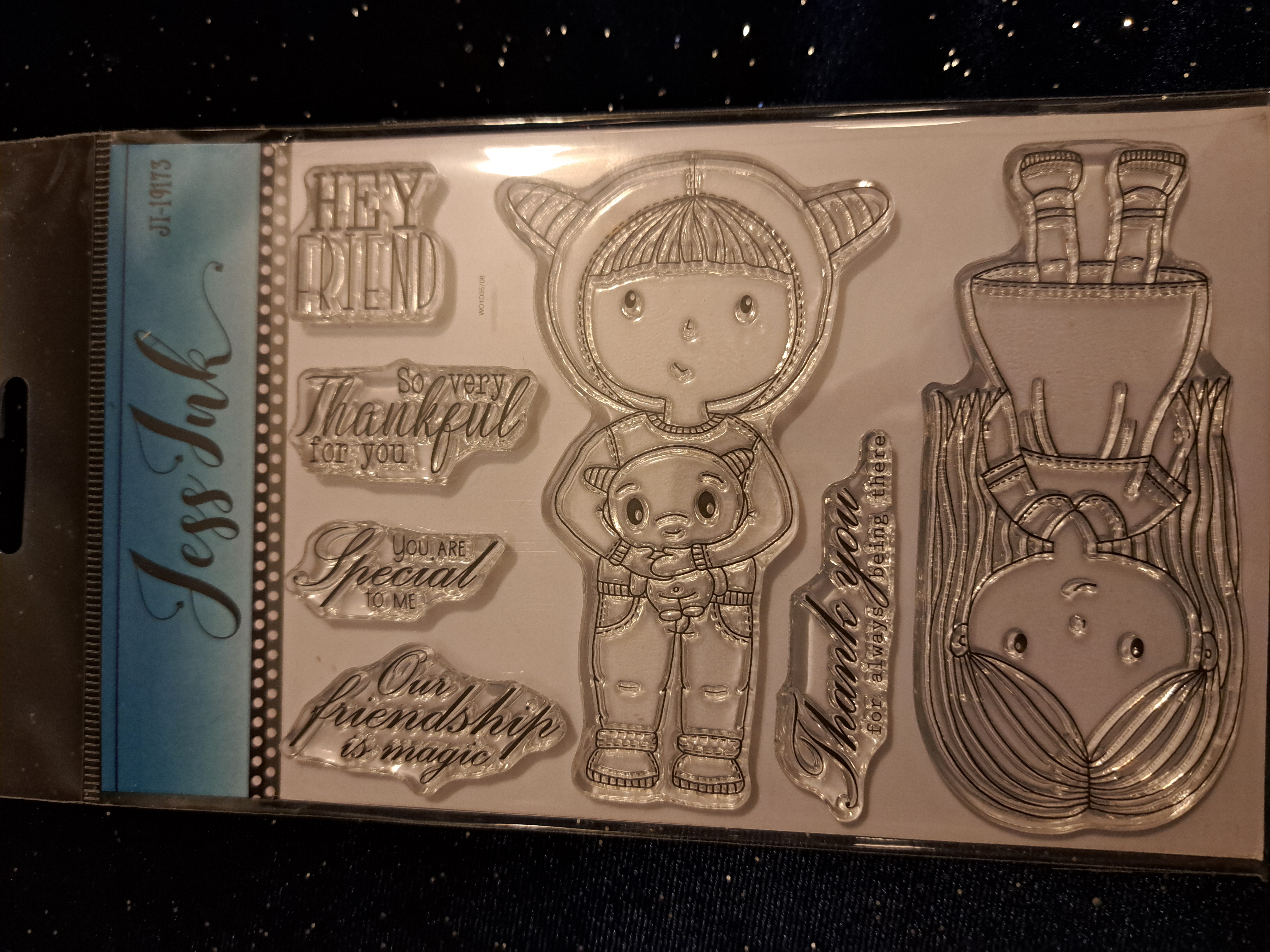 Clear stamps - Pojke med monster