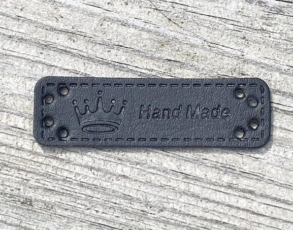 Letherlabel black handmade tree