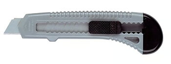 Brytbladskniv Basic Låsbar 18mm