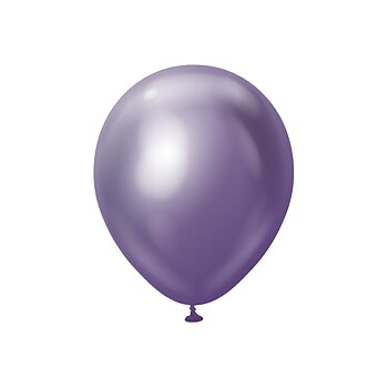 28cm Chrome Lila  ballong - Kalisan - 10-pack
