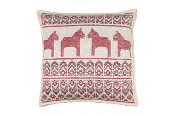 DALARNA RÖD, KUDDFODRAL, 50 x 50 cm