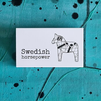 tändstickor SWEDISH HORSEPOWER - UTGÅENDE