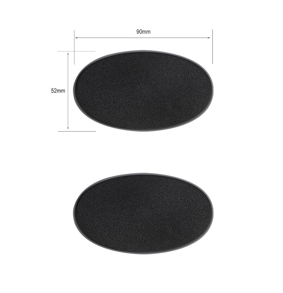 Citadel: 90x52mm Oval Bases (2)