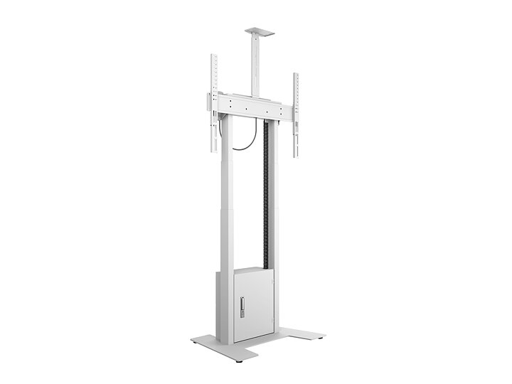 M Motorized Floorbase Incl cabinet & camerashelf 120kg White