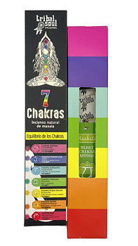Tribal Soul – 7 Chakras Natural Masala Rökelse Pinnar