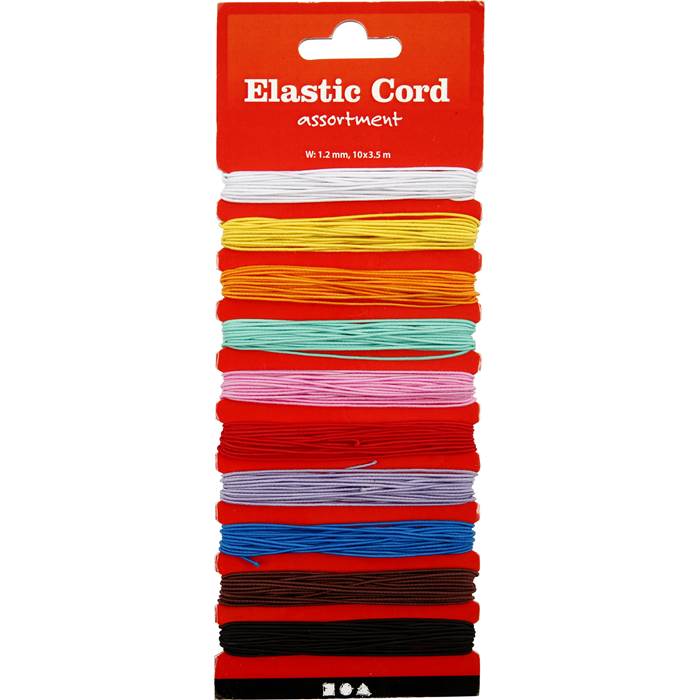 Elastiskt snöre 1mm 10x3,5m - 2