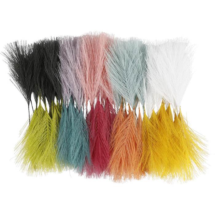 Fjädrar konstgjorda mix 100/fp