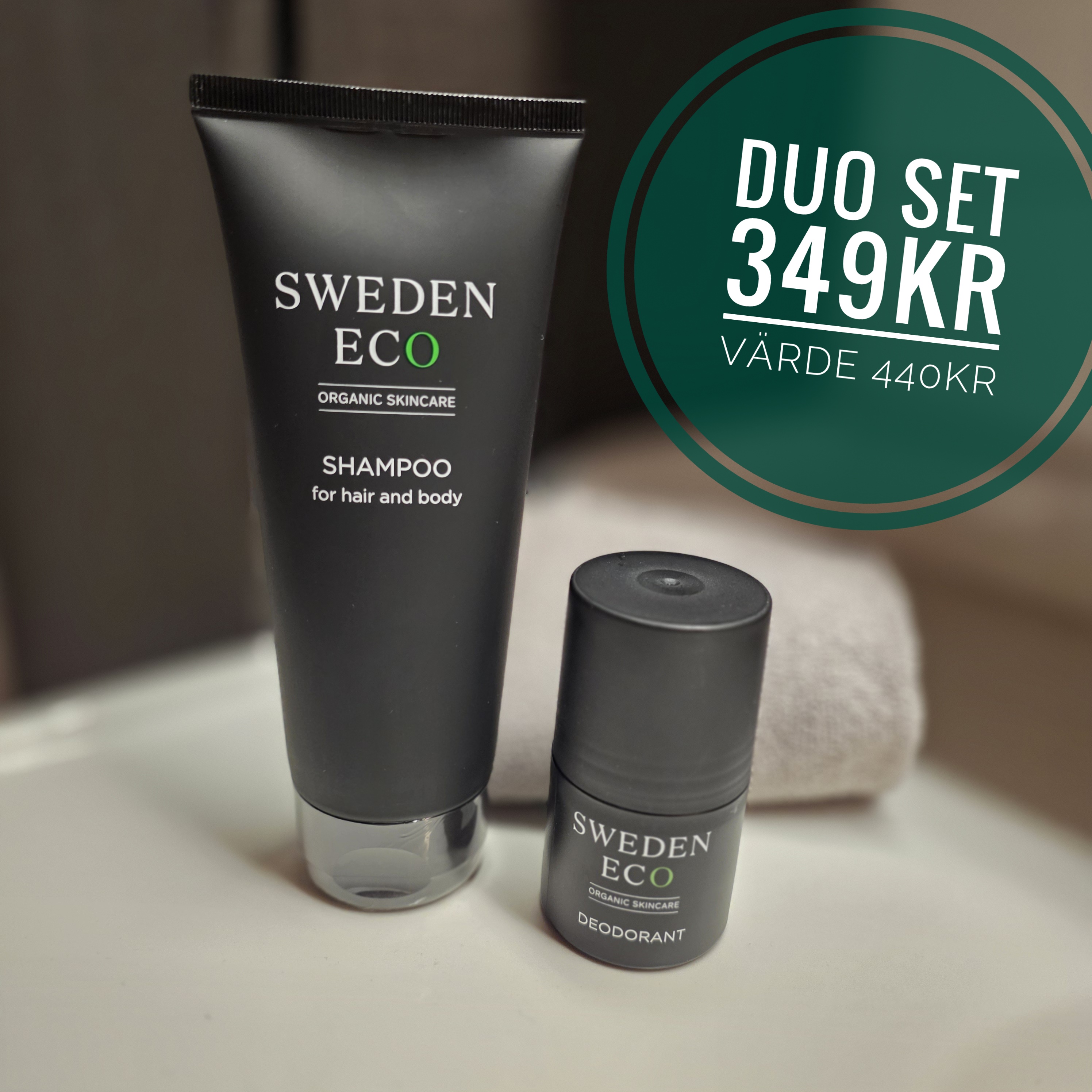 Duo Set med deo och Hair & body shampoo till honom - Sweden eco 