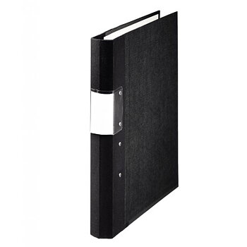Gaffelpärm. A4 halvrygg, svart