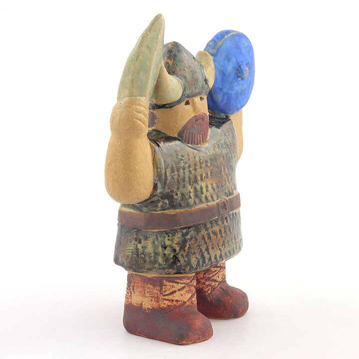 Lisa Larson (1980s) Viking with Sword 14 cm (Early Production)