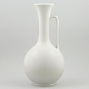 Gunnar Nylund (1950s) White Crystalline Vase with Handle (29 cm)