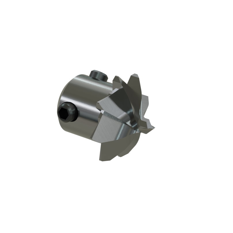 Drill and cutter tip DN34mm. for flexible shaft 12mm.