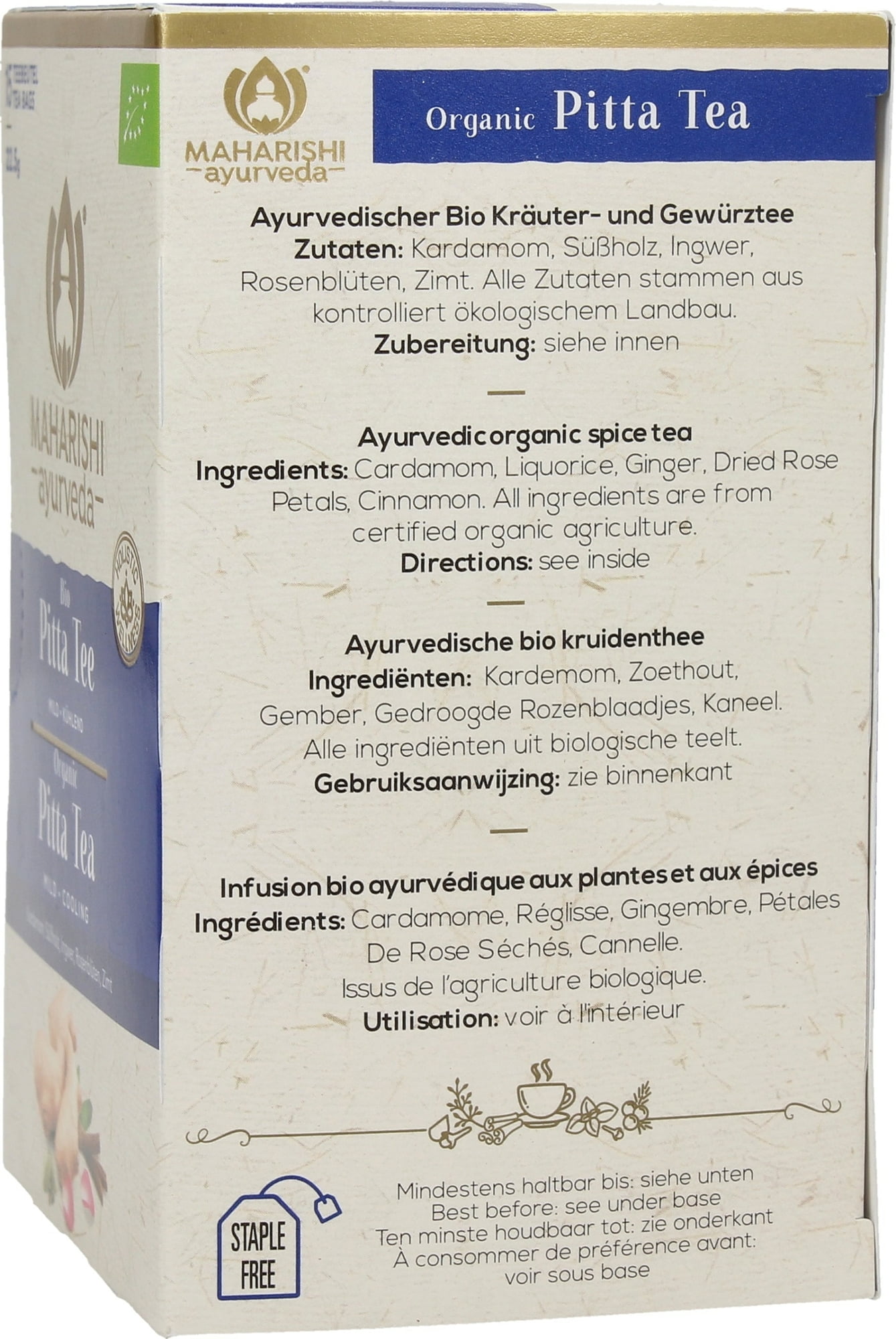 Pitta Tea Org. 15 teabags, Maharishi Ayurveda  - 2