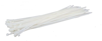 Cable ties. White. 30cm x 4.8mm